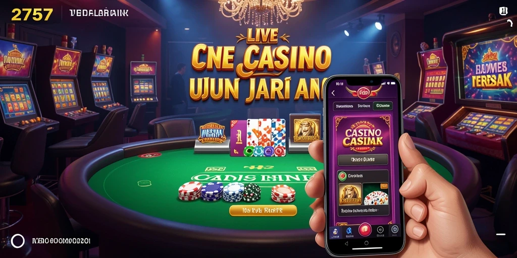 Screenshot gameplay Live Casino yang mendalam dan mendebarkan di 2757.