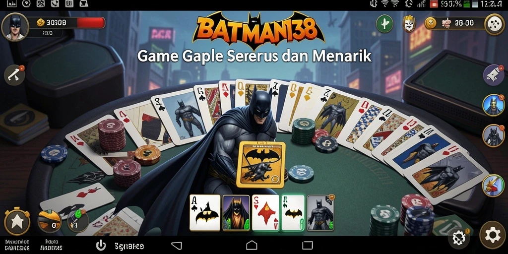 Tampilan gameplay seru dalam permainan Gaple.