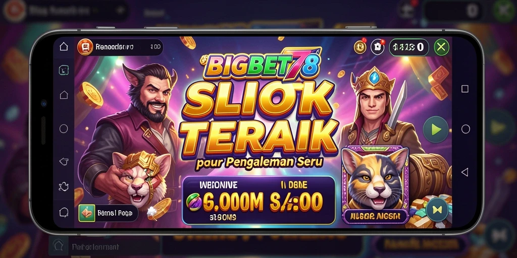 Tampilan gameplay Slot yang mendebarkan dan penuh warna.