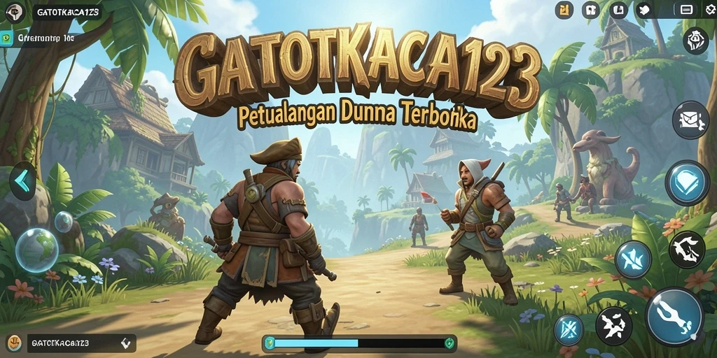 Tampilan menarik dari gameplay Open World di GATOTKACA123.