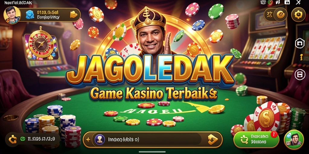Tampilan gameplay menarik dan grafis menawan di JAGOLEDAK.