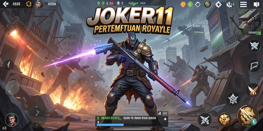 Tampilan gameplay JOKER11 yang seru dan kompetitif di medan perang.