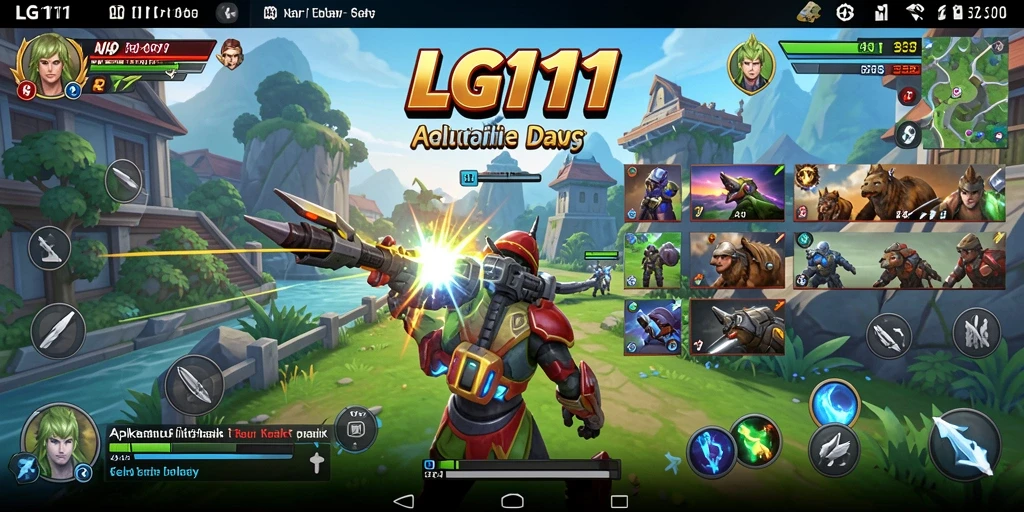Tampilan aplikasi LG111 dengan fitur utilitas lengkap.