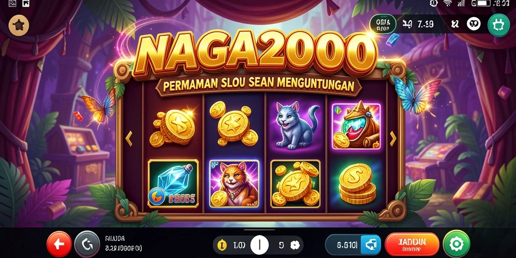 Tampilan gameplay menarik NAGA2000 dengan fitur Slot yang mengasyikkan.