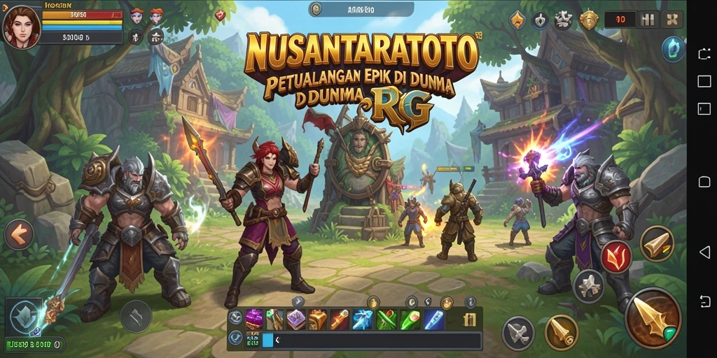 Gameplay NUSANTARATOTO yang epik dalam dunia RPG.
