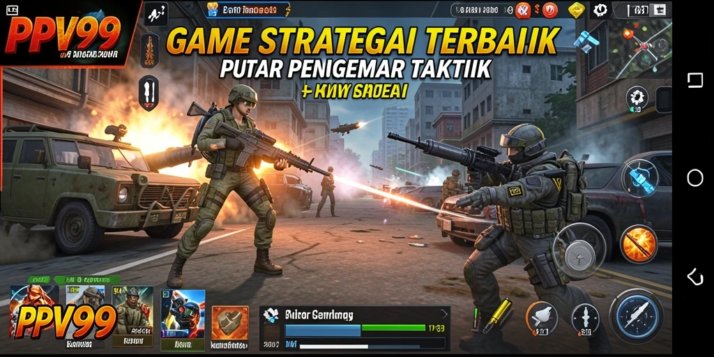 Gameplay strategis PPV99 yang menantang dan seru.