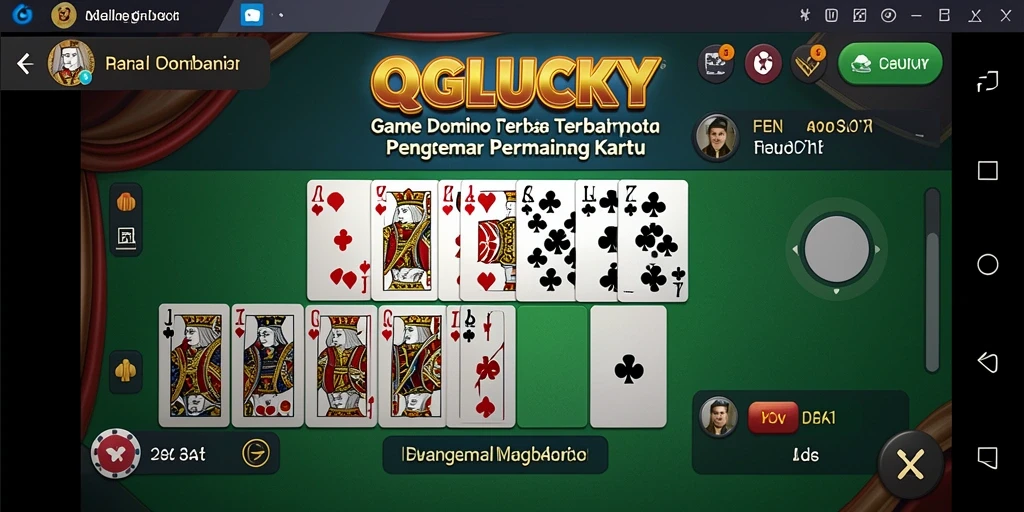 Tampilan menakjubkan dari gameplay Domino QGLUCKY.