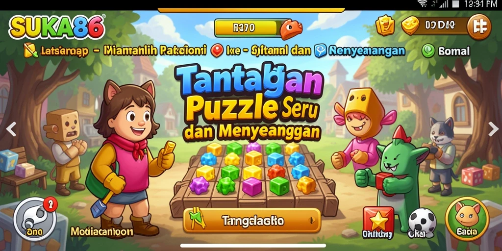 Tampilan gameplay SUKA86 yang menarik dan penuh tantangan.